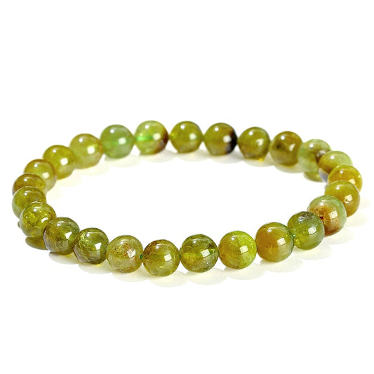 8mm Tsavorite Green Garnet Bead Bracelets GEMROCK