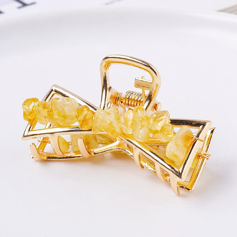 10 Crystal Chips Hairpins Headdress Accessories GEMROCKY-Jewelry-Citrine-GEMROCKY