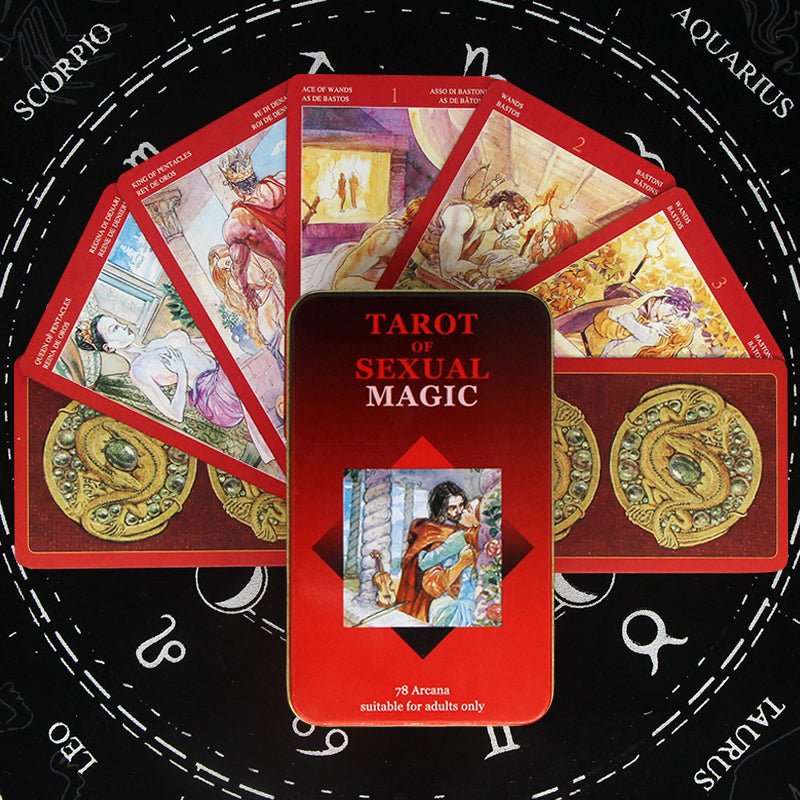 11 Styles of Metal Box Metaphysics Tarot Cards with Guidebooks GEMROCKY-Psychic-5-