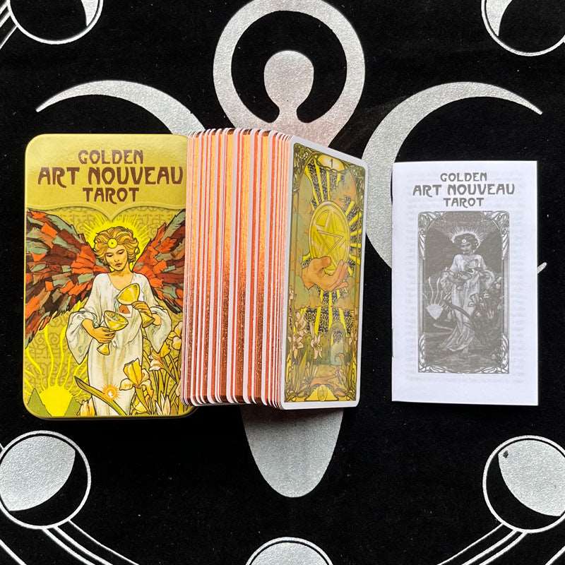 12 Styles of Metal Box Cute Tarot Cards with Guidebooks GEMROCKY-Psychic-1-