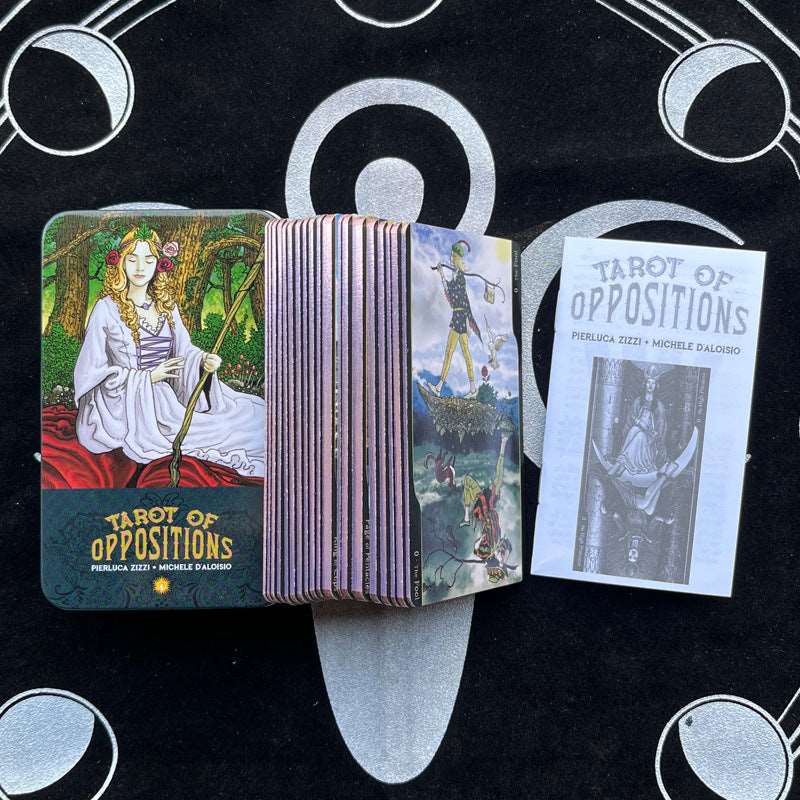 12 Styles of Metal Box Cute Tarot Cards with Guidebooks GEMROCKY-Psychic-11-