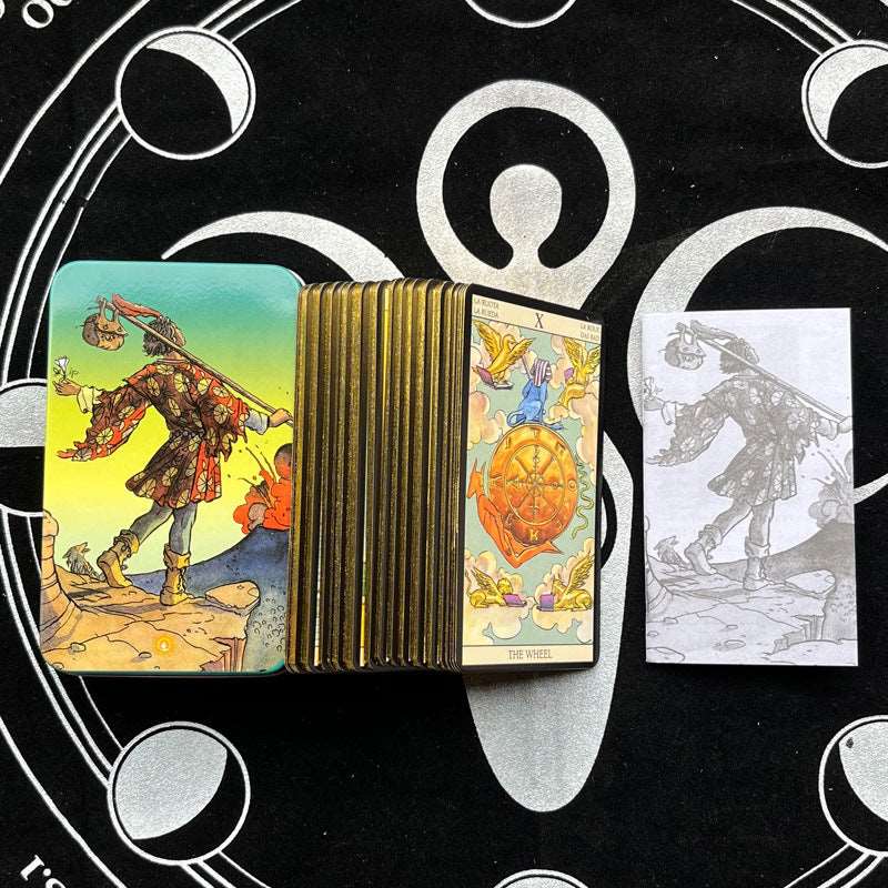 12 Styles of Metal Box Cute Tarot Cards with Guidebooks GEMROCKY-Psychic-5-