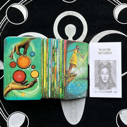 12 Styles of Metal Box Cute Tarot Cards with Guidebooks GEMROCKY-Psychic-8-