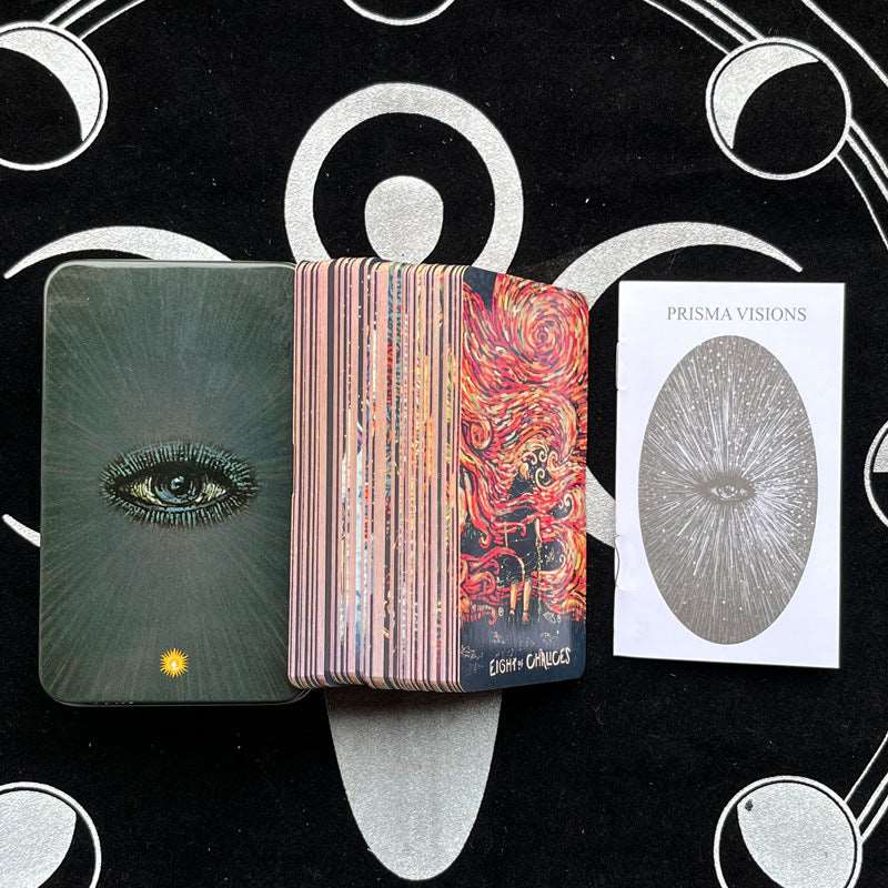 12 Styles of Metal Box Cute Tarot Cards with Guidebooks GEMROCKY-Psychic-9-