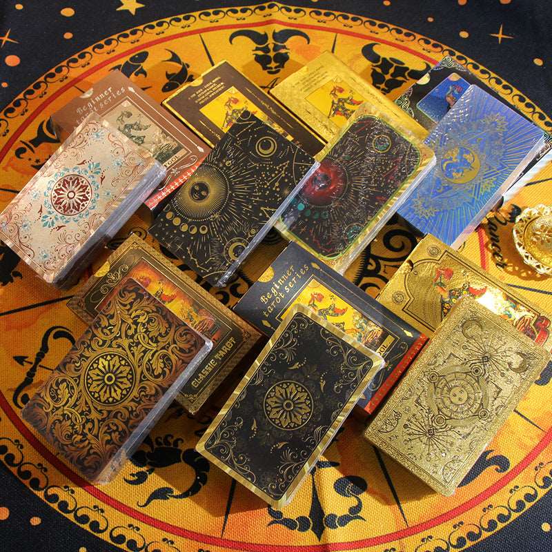 23 Styles of Bronzing The Fool Tarot Cards with Guidebooks GEMROCKY-Psychic-