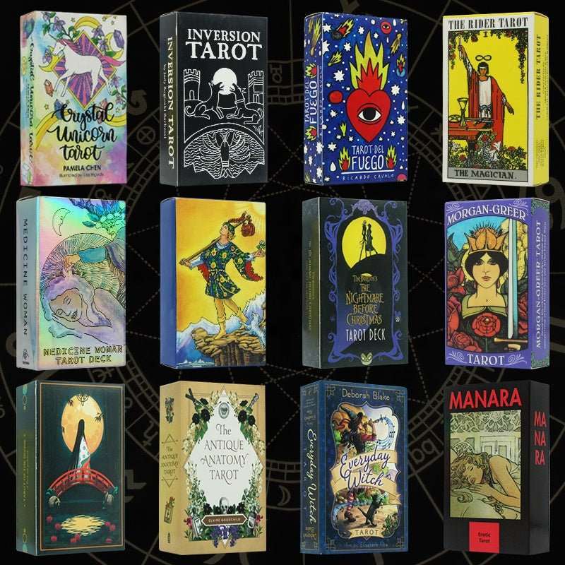 26 Types of Metaphysics Tarot Cards with Guidebooks GEMROCKY-Psychic-