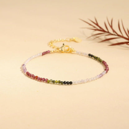 2mm Mixed Crystal Facet Bracelets GEMROCKY-Jewelry-