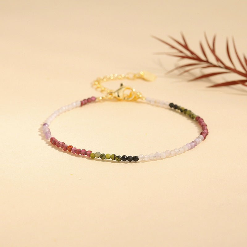 2mm Mixed Crystal Facet Bracelets GEMROCKY-Jewelry-