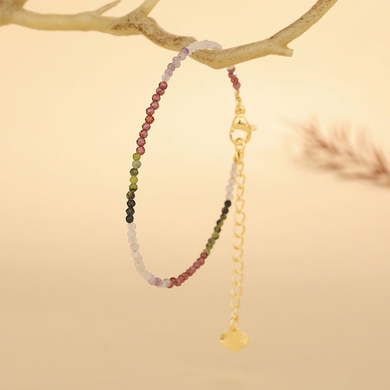 2mm Mixed Crystal Facet Bracelets GEMROCKY-Jewelry-