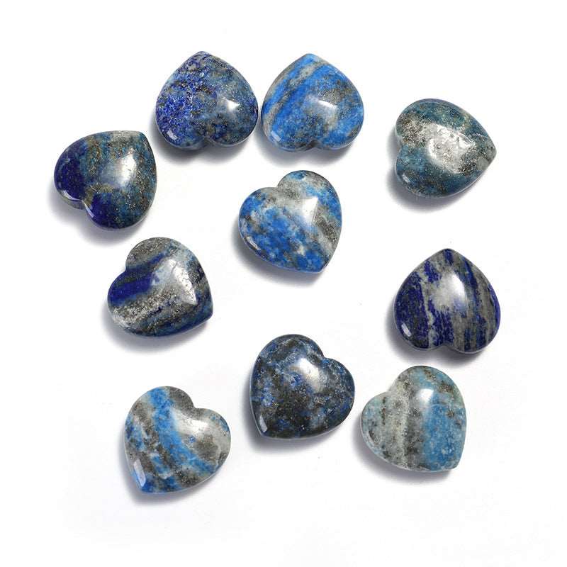 33 Styles of Mini Gemstone 2cm Crystal Hearts GEMROCKY-Carvings-Lapis Lazuli-