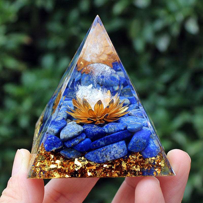 33 Styles of Resin Seven Chakra 6cm Universe Pyramids Ornaments GEMROCKY-Decoration-Life Tree6-