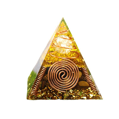 33 Styles of Resin Seven Chakra 6cm Universe Pyramids Ornaments GEMROCKY-Decoration-Universe10-