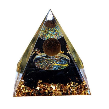 33 Styles of Resin Seven Chakra 6cm Universe Pyramids Ornaments GEMROCKY-Decoration-Universe11-