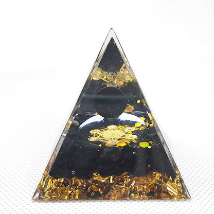 33 Styles of Resin Seven Chakra 6cm Universe Pyramids Ornaments GEMROCKY-Decoration-Universe9-