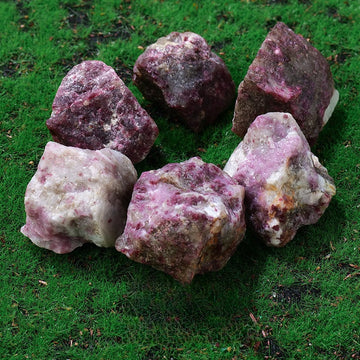 Plum Blossom Tourmaline Rough Stones GEMROCKY-Mineral Specimens-GEMROCKY