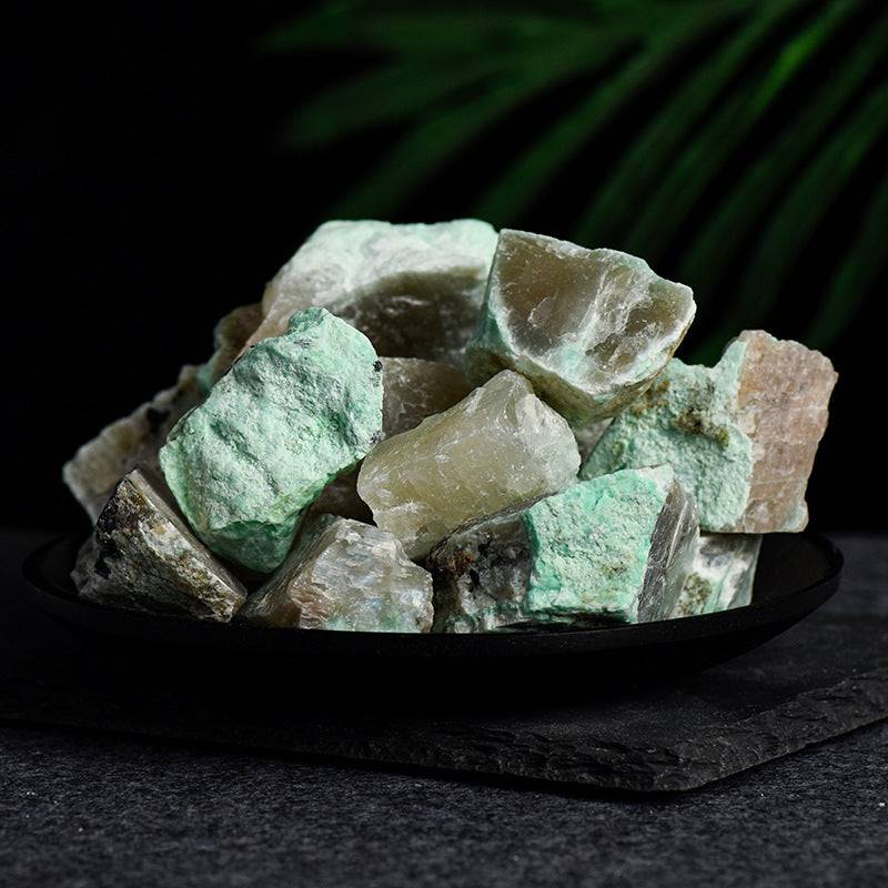 46 Types of Crystal Rough Stones Collection GEMROCKY-Mineral Specimens-Green Moonstone-GEMROCKY