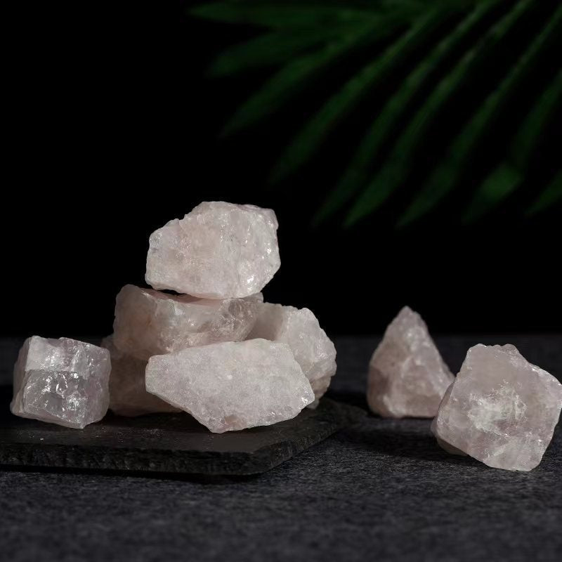 46 Types of Crystal Rough Stones Collection GEMROCKY-Mineral Specimens-Low Quality Rose Quartz-GEMROCKY