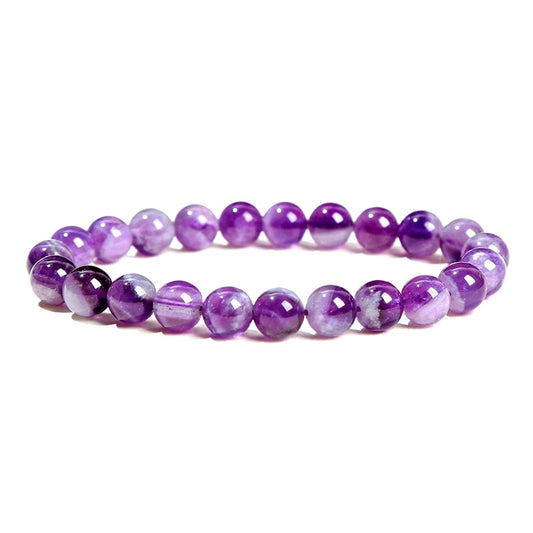 8mm Dream Amethyst Bead Bracelets GEMROCKY