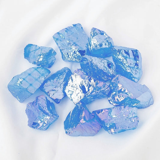 6 Types of Colorful Aura Quartz Stones GEMROCKY-Dark Blue-