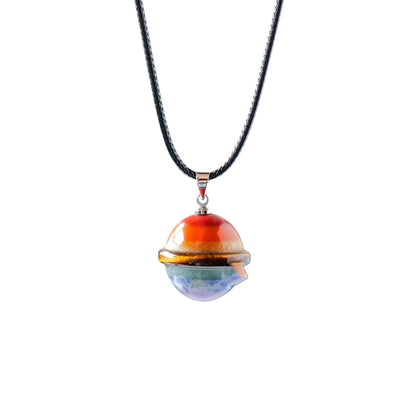 7 Chakra Planet Pendant Necklaces GEMROCKY-Jewelry-