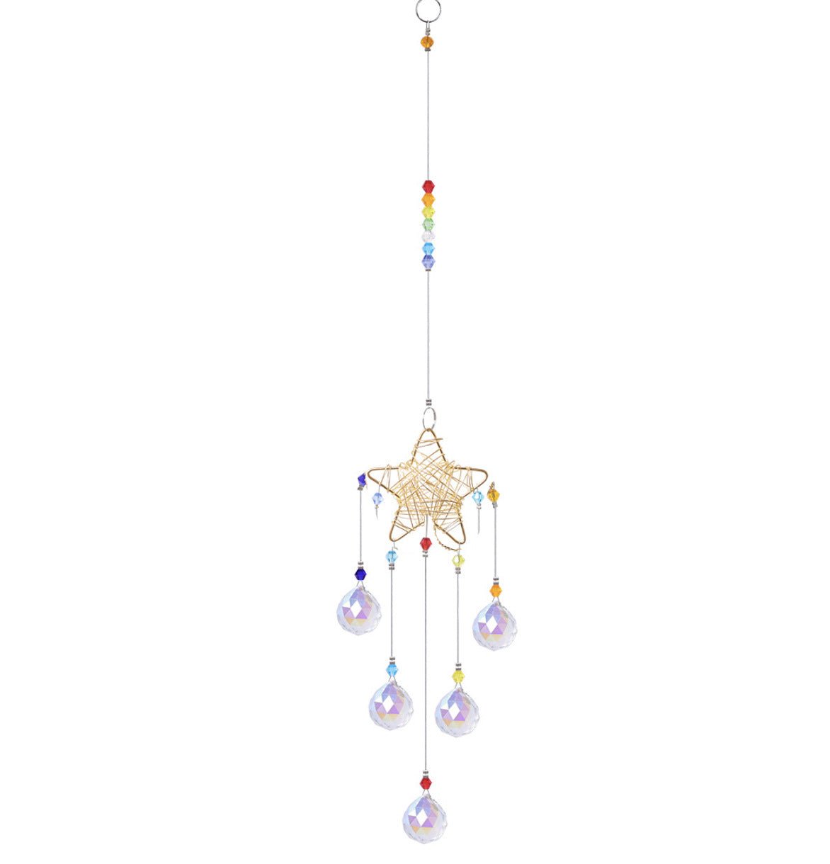 7 Chakra Rainbow Suncatcher Ornaments GEMROCKY-Decoration-11-