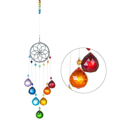 7 Chakra Rainbow Suncatcher Ornaments GEMROCKY-Decoration-3-