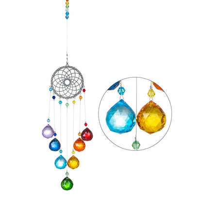 7 Chakra Rainbow Suncatcher Ornaments GEMROCKY-Decoration-5-