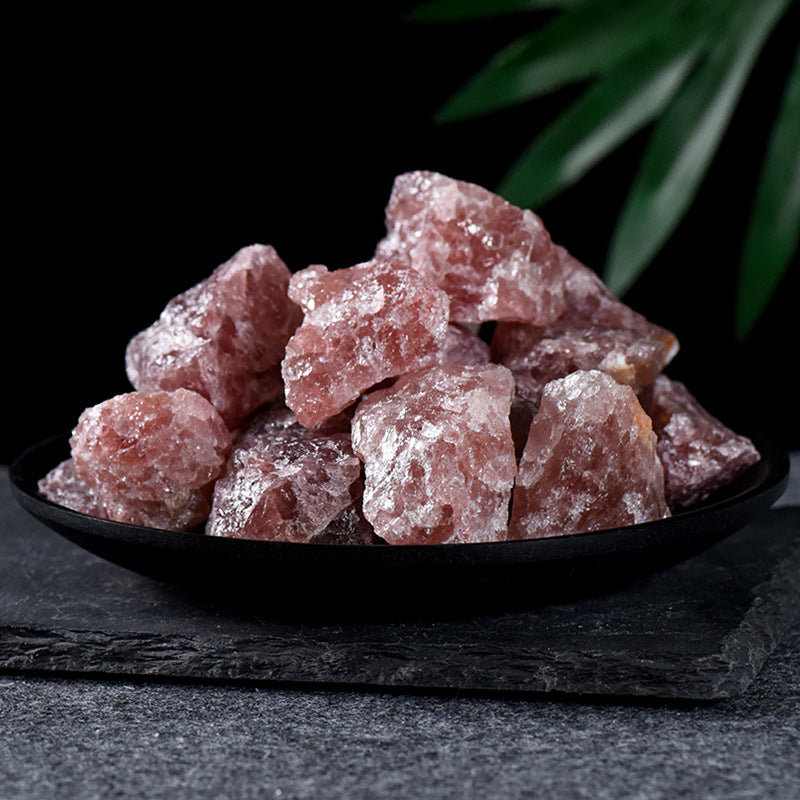 Strawberry Quartz Rough Stones GEMROCKY-Mineral Specimens-GEMROCKY