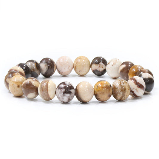 8mm Australian Zebra Jasper Bead Bracelets GEMROCKY-Bracelets-