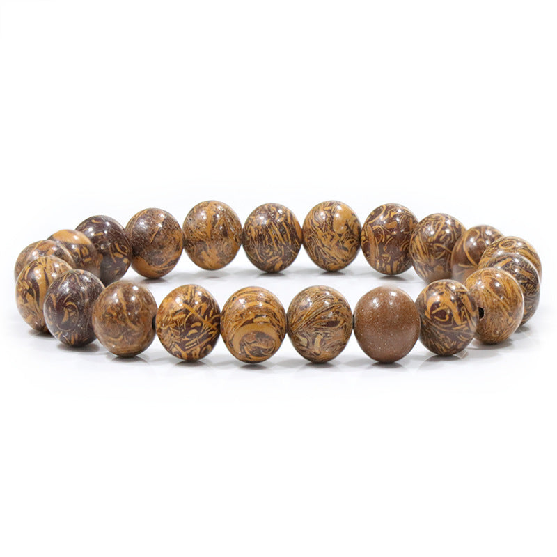 8mm Calligraphy Jasper Bead Bracelets GEMROCKY-Bracelets-