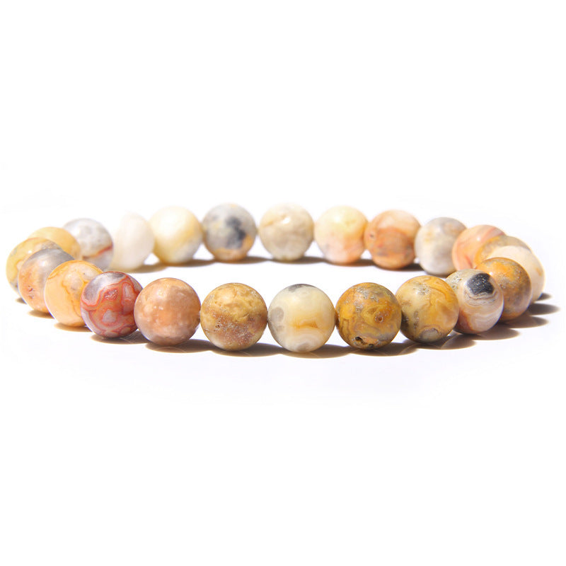 8mm Crazy Agate Bead Bracelets GEMROCKY-Bracelets-