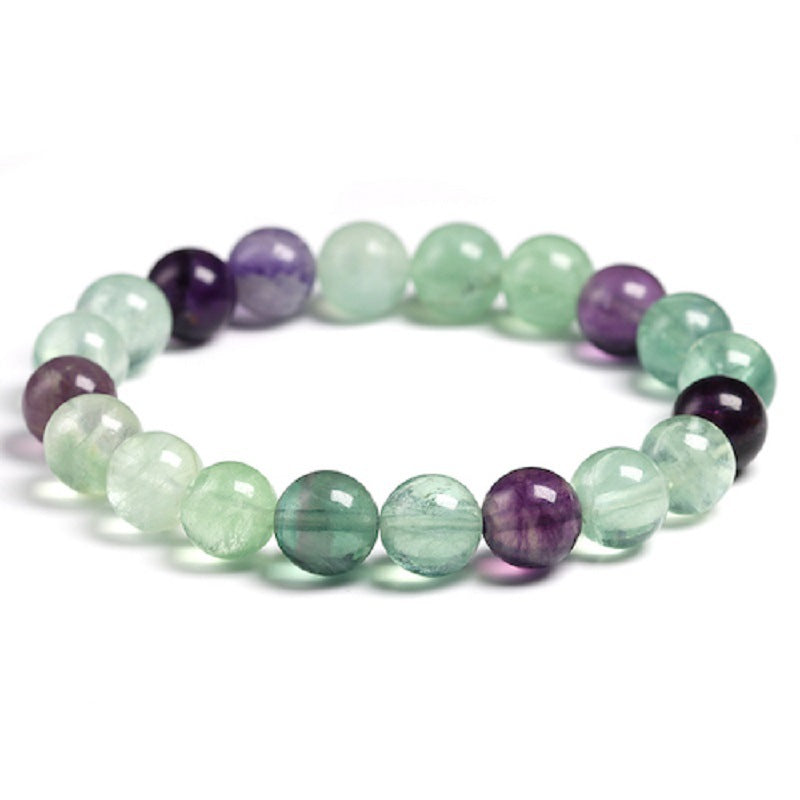 8mm Fluorite Bead Bracelets GEMROCKY-Bracelets-