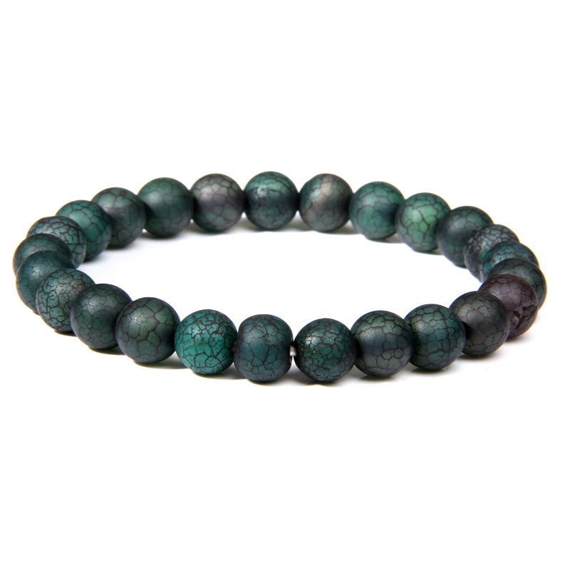 8mm Green Dragon Turquoise Bead Bracelets GEMROCKY-Bracelets-