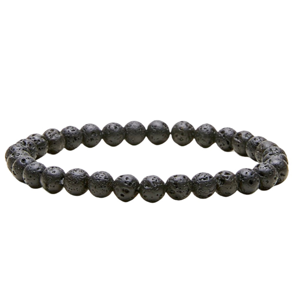 8mm Lava Stone Bead Bracelets GEMROCKY-Bracelets-GEMROCKY