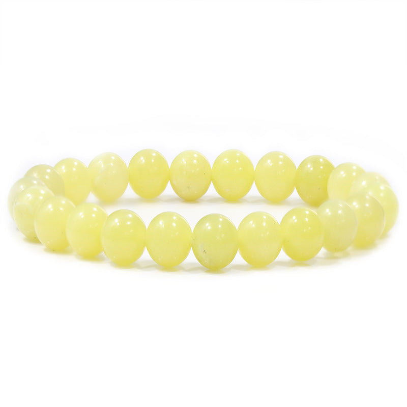 8mm Lemon Jade Bead Bracelets GEMROCKY-Bracelets-