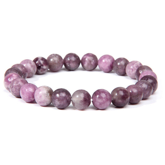 8mm Lepidolite Bead Bracelets GEMROCKY-Bracelets-