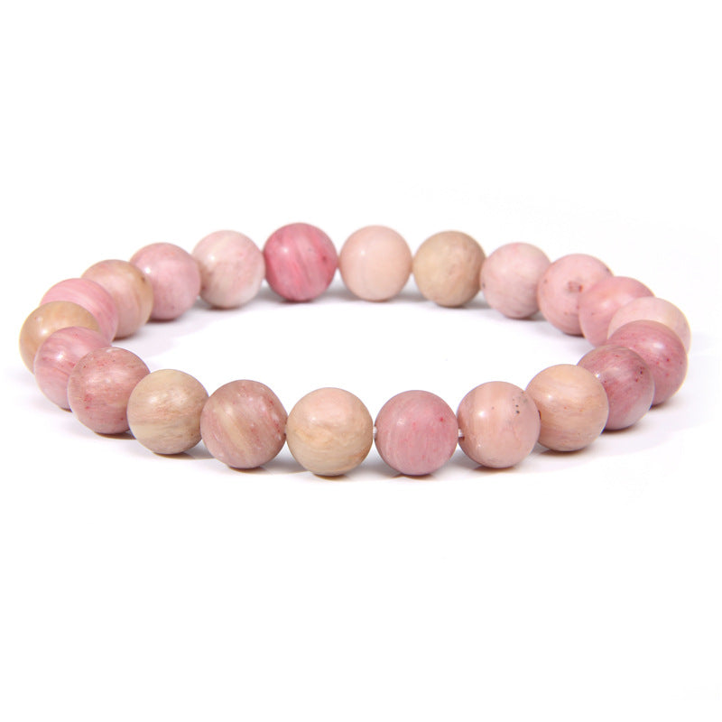 8mm Rhodonite Bead Bracelets GEMROCKY-Bracelets-