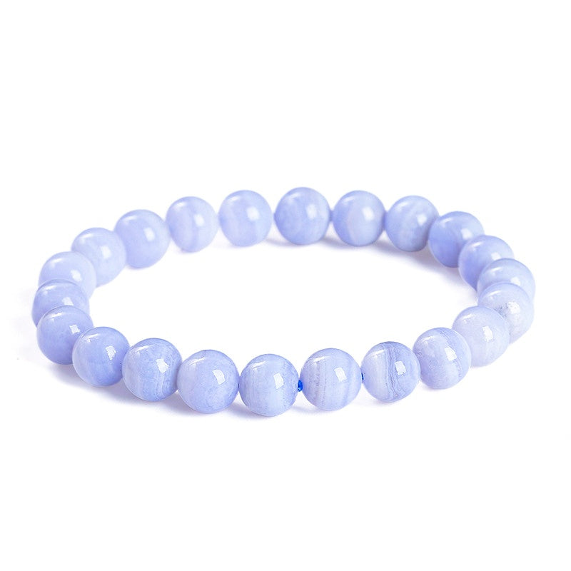 8mm Blue Lace Agate Bead Bracelets GEMROCKY-Bracelets-GEMROCKY