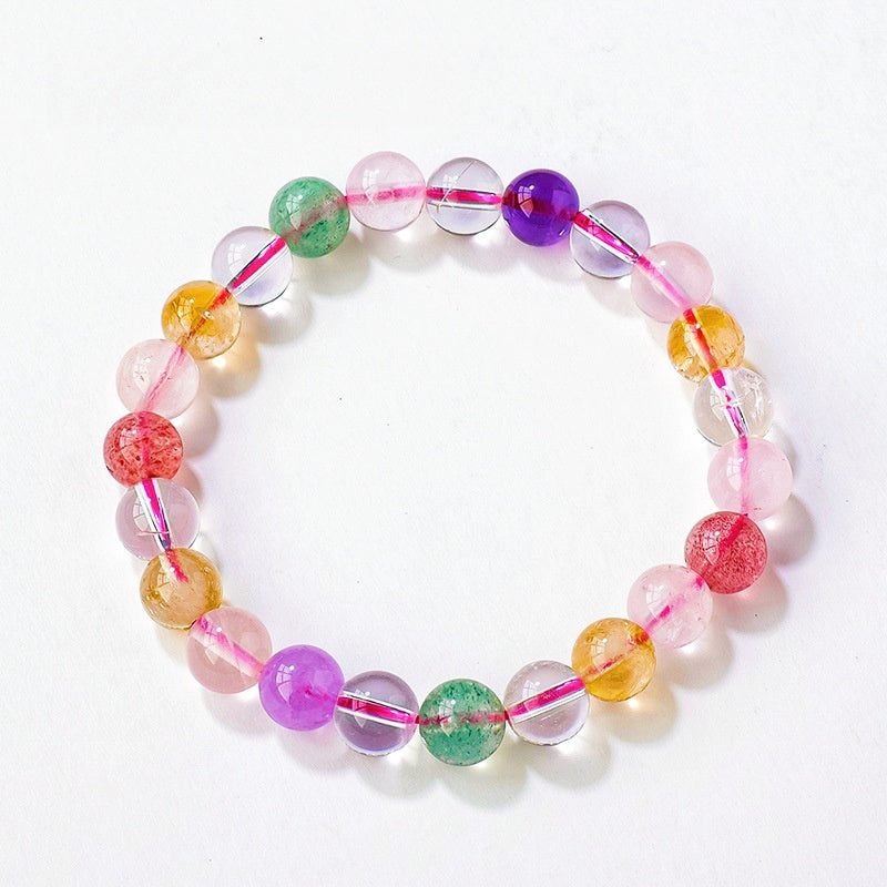 8mm Colorful Crystal Bead Bracelets GEMROCKY-Bracelets-GEMROCKY