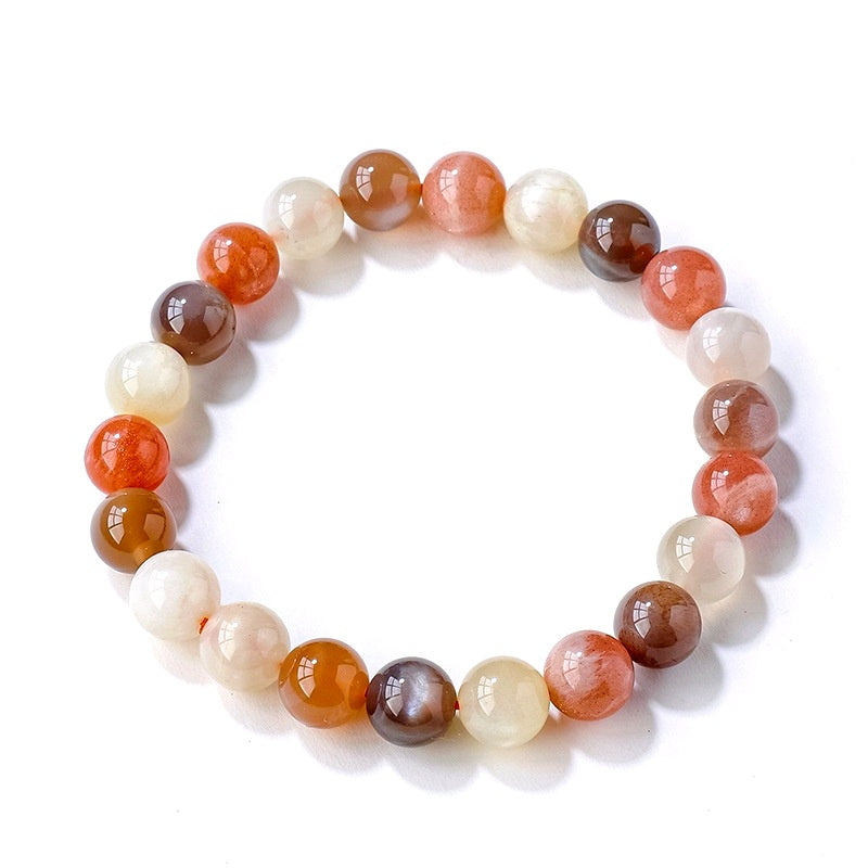 8mm Colorful Moonstone Bead Bracelets GEMROCKY-Bracelets-GEMROCKY