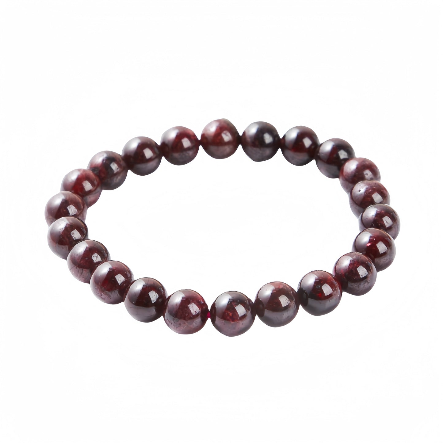 8mm Garnet Bead Bracelets GEMROCKY-Bracelets-GEMROCKY