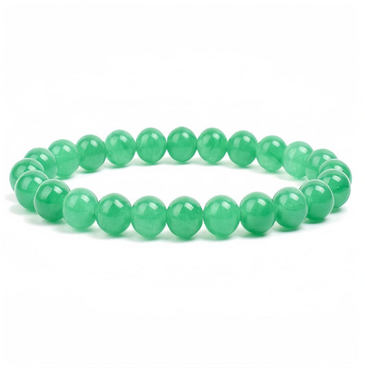 8mm Green Agate Bead Bracelets GEMROCKY-Bracelets-GEMROCKY