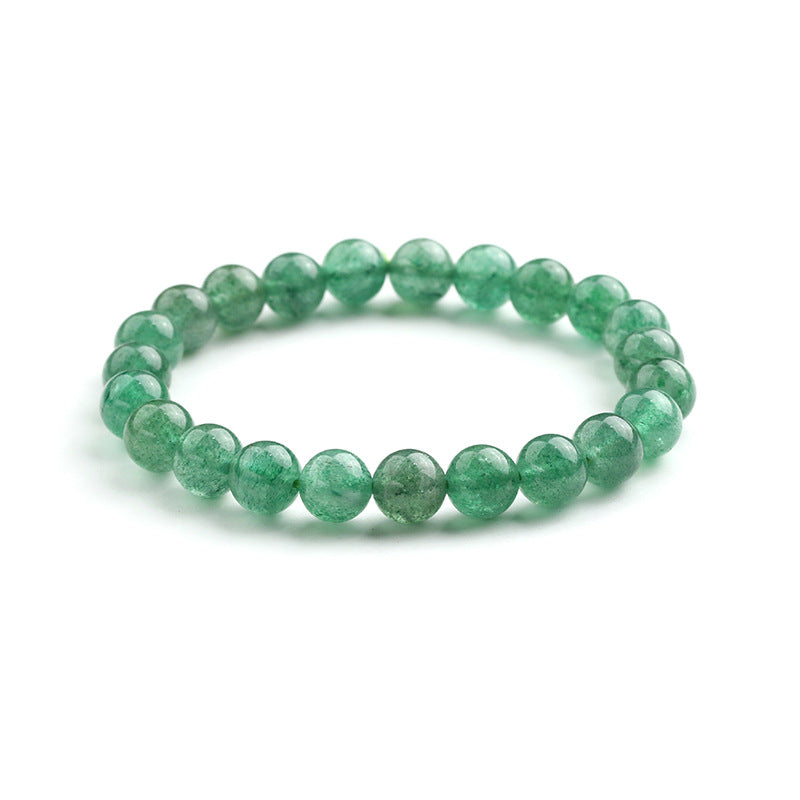 8mm Green Strawberry Quartz Bead Bracelets GEMROCKY-Bracelets-GEMROCKY