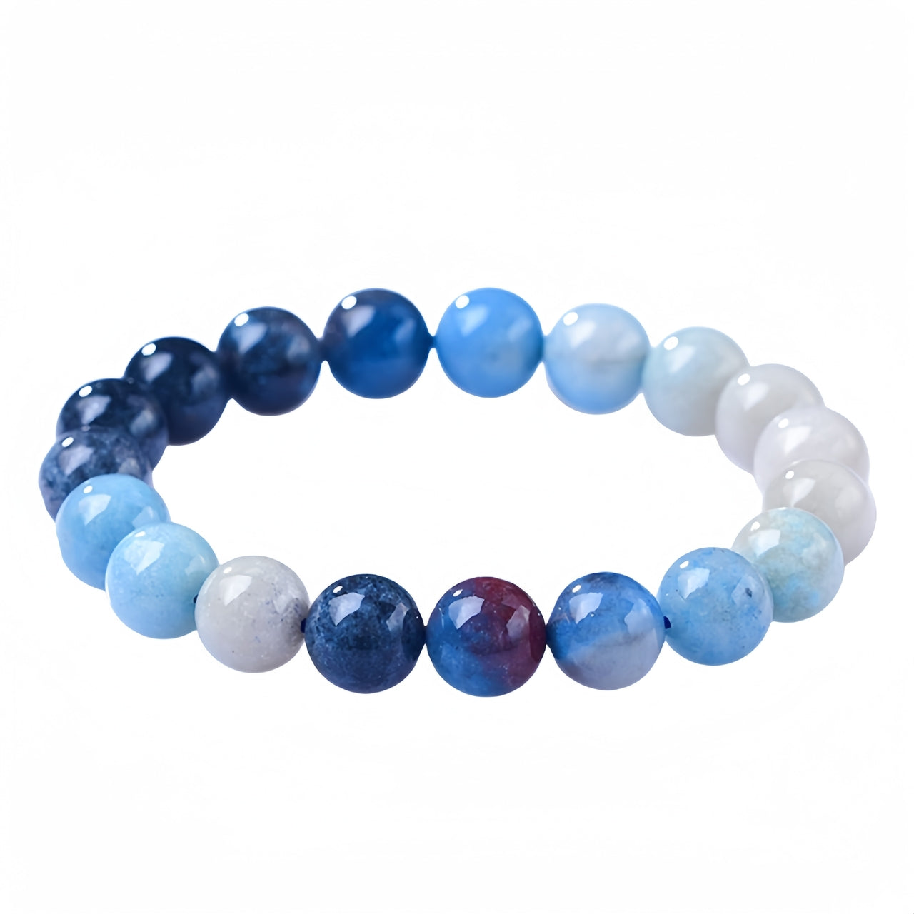 8mm Hydroxy Apatite Bead Bracelets GEMROCKY-Bracelets-GEMROCKY