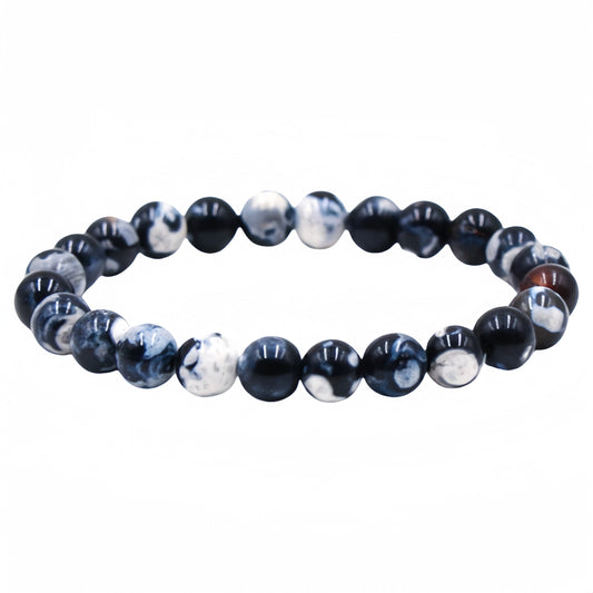 8mm Orca Agate Bead Bracelets GEMROCKY-Bracelets-GEMROCKY