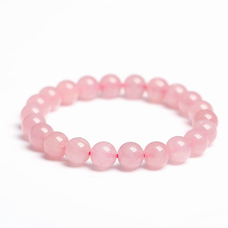 8mm Rose Quartz Bead Bracelets GEMROCKY-Bracelets-GEMROCKY