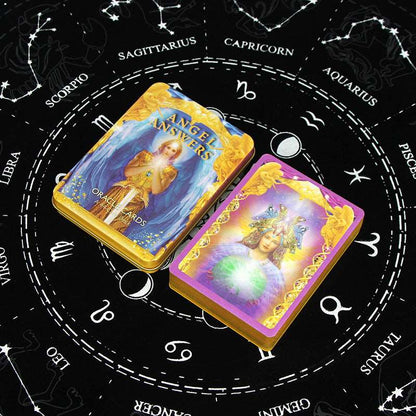 9 Styles of Metal Box Bronzing Side Tarot Cards with Guidebooks GEMROCKY-Psychic-2-