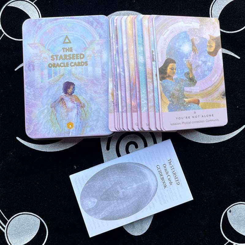 9 Styles of Metal Box Metaphysics Tarot Cards with Guidebooks GEMROCKY-Psychic-3-