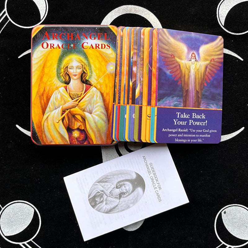 9 Styles of Metal Box Metaphysics Tarot Cards with Guidebooks GEMROCKY-Psychic-5-