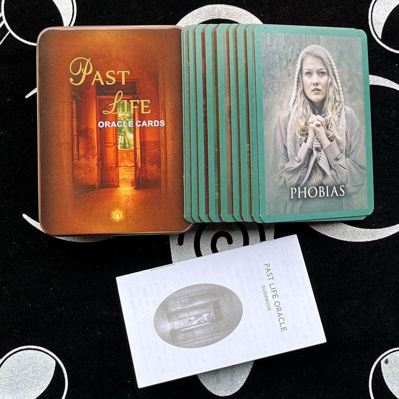 9 Styles of Metal Box Metaphysics Tarot Cards with Guidebooks GEMROCKY-Psychic-7-